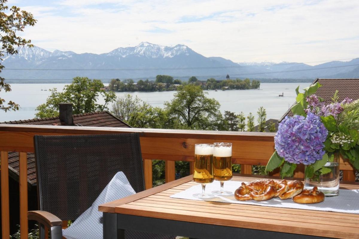 Haus Chiemsee-Blick Gstadt am Chiemsee Ngoại thất bức ảnh