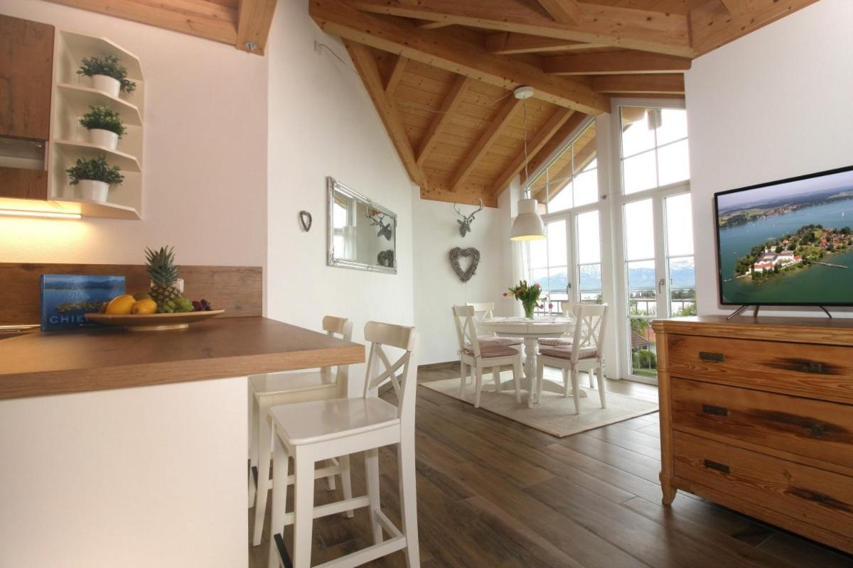 Haus Chiemsee-Blick Gstadt am Chiemsee Ngoại thất bức ảnh
